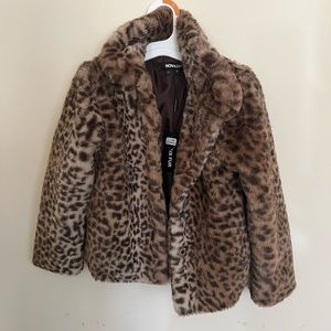 Little Girl’s Cheetah Fur Coat